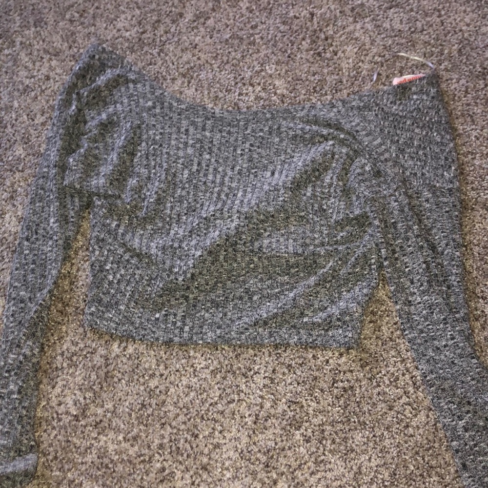 Open back long sleeve top